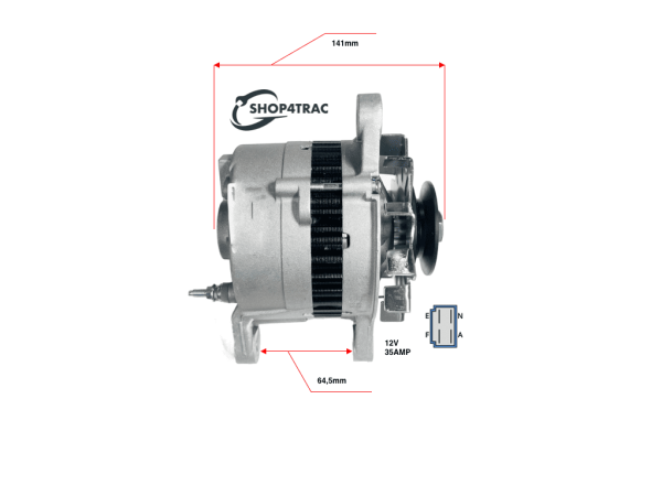Alternateur Iseki TU120 - TU170 | TU1400 - TU1600 | TX1410 - TX2160 | Shop4Trac