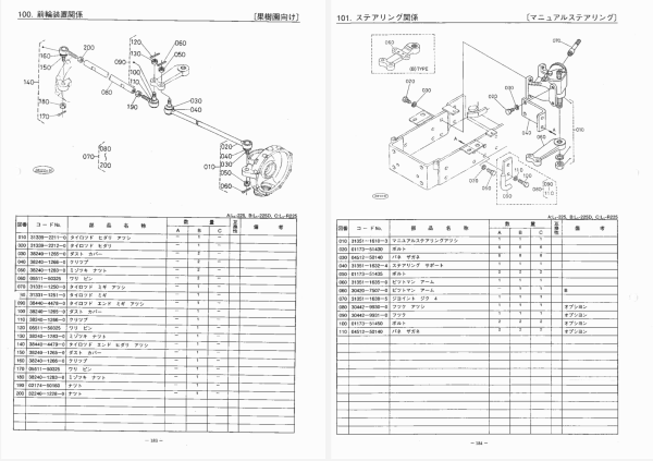 Handleiding Kubota L1-225 | ZL1-225 onderdelenlijst | Japans