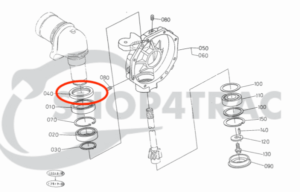 Guarnizione Paraolio Kubota | L1 | GL19-GL320 | L2050-L3250DT