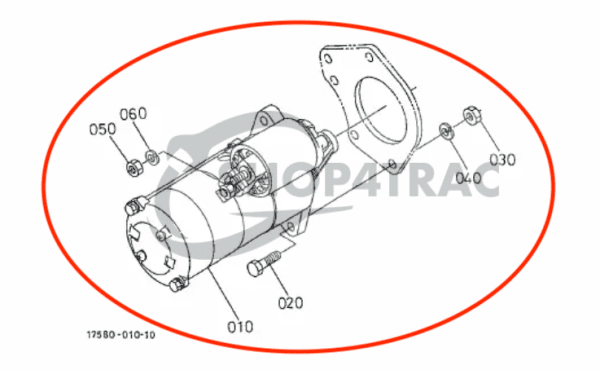 Joint De Thermostat Kubota Z402 Z482 Z602 - Réf. 1622173270 - Compatible Aixam