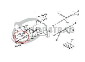 Régulateur de tension dynamo Kubota L175 - 2250 | 0260002121 | KH | Shop4Trac