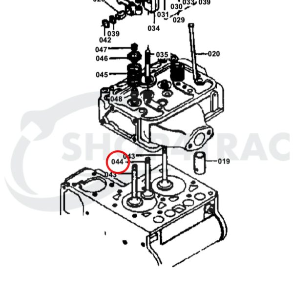 Auslassventil Kubota ZL600 | B6000 | Shop4Trac