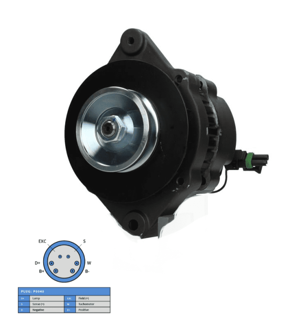 Bobcat dynamo 334- 453 | 543 - 753 | 853 - 953 – OEM: 6632192, 6632211, 6658884
