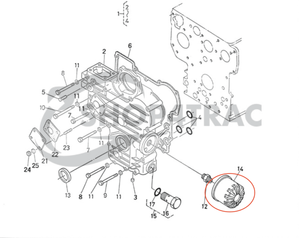 Filterkit Kubota D750 – D850 – D950