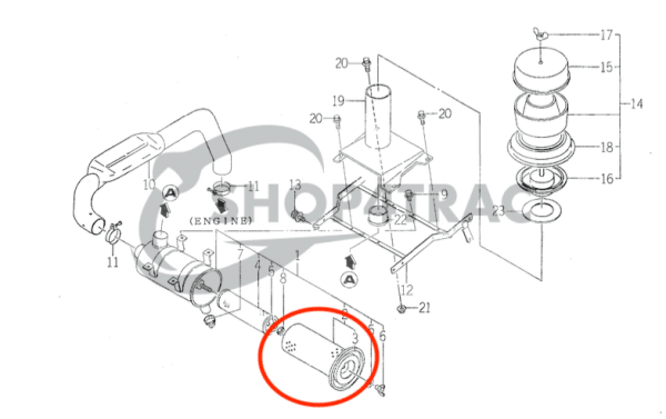 Filtersatz Iseki TK21 – TK33 | TK527 – TK529 – TK532 – TK533 – TK538