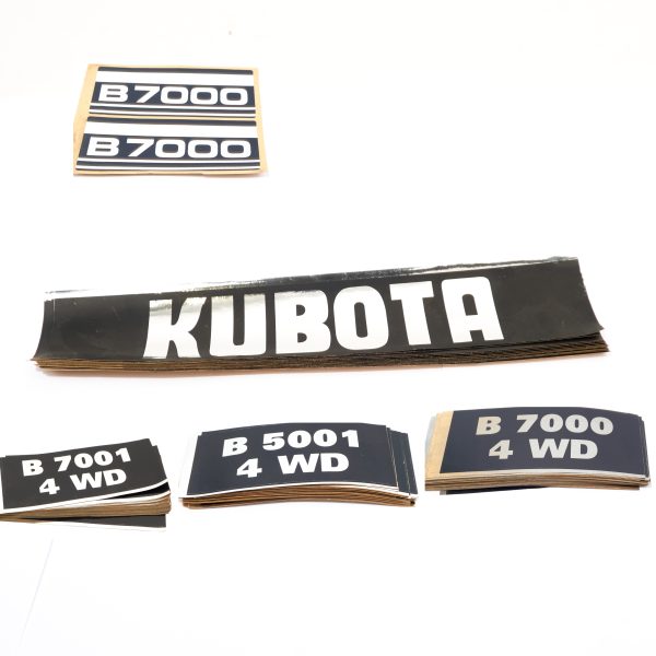 Aufkleber Kubota | B7001 | B5001 | B7000 | 4WD