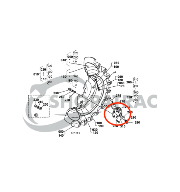 Eje de transmisión de llanta – Wielnaaf Kubota B1550 - B2410 | B5100 - B7610 | B1700 - B2100 | Shop4Trac