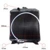 Radiador Kubota L1-18 - L1-245 | L2650 - L2950 | ZL1-18 - ZL1-245 Zen-noh | Tienda4Trac