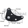 Plaque de fixation relevage 3 points Kubota B6000 | Zen-noh ZB6000 | Lot de 2