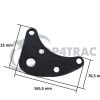 Plaque de fixation relevage 3 points Kubota B6000 | Zen-noh ZB6000 | Lot de 2