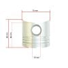 Piston K2C | K3C | K4C Mitsubishi flat | Iseki TU150 | TU155 | TU1600