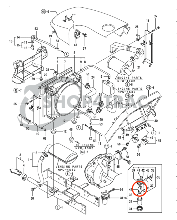 Filter Kit Yanmar AF15 – AF18 | AF116 – AF180 | KE-13 – KE-18 | 3TNE74 – 3TNE68