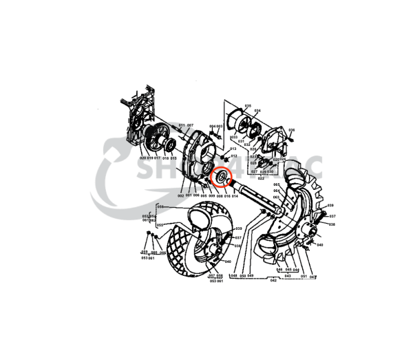 Guarnizione asse Paraolio Kubota L | B| GB | AQ8270P | 09500-00014| AE2851E