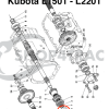 Wellendichtring Kubota L1500 – L3450 | Kioti-Dichtung Zapfwelle CK25 – CK30 | DK35 – DK55 | TC255210