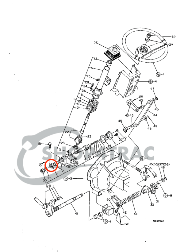 Dichtung Wellendichtring | Lenkpumpenöldichtung Yanmar | Kubota | TC22358