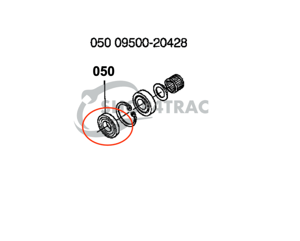 Retén de aceite transmisión Kubota B1550 – B7100 | BX1500 – BX2680 | F2000 – F2400 | Kioti CK20 | TC20428