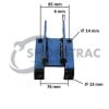 Top link bracket | Top link holder Kubota B5000 – B7001 | B1200 – B7100 (incl. pin + lynch pin)