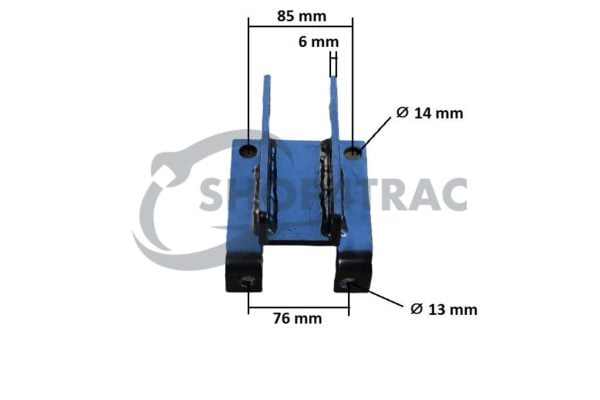 Top link bracket | Top link holder Kubota B5000 – B7001 | B1200 – B7100 (incl. pin + lynch pin)