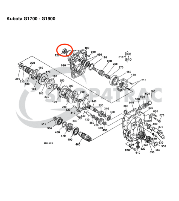 Wellendichtring Iseki 4WD Eingangswelle | Kubota 4WD AS B1121 – B3030 Öldichtung | TC20358