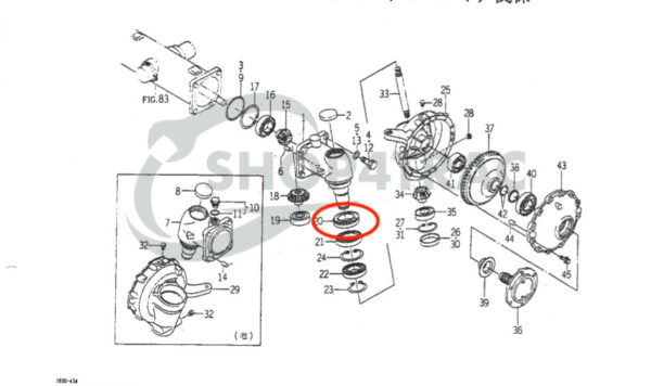 Wellendichtring Iseki TG GEAS TG21 - TG33 | TG233 - TG293