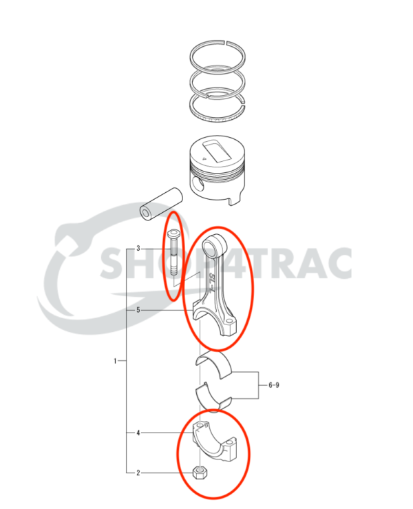 Biela Mitsubishi S3L – S4l | S3L2 – S4l2 | T3L1-T4L1