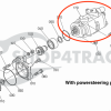 Hydraulic pump Kubota GL19 – GL338 | L3600 – L4610 (double with power steering)