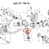 Retén de aceite del eje delantero Kubota GL | GT | Aste | Hinomoto NX | Iseki TF | ES | AQ7451F