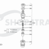 Fuel Injector complete Kubota D1403 | D1463 | D1503 | V2203 | 77MM