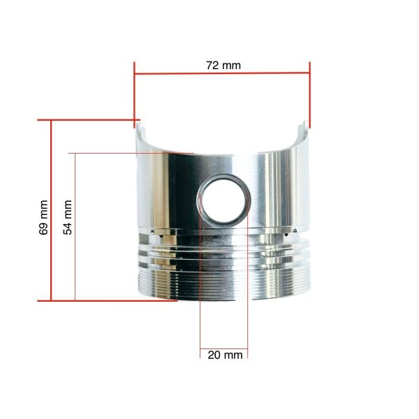 Piston Yanmar 2T72 | 3T72 | F15 | YM180