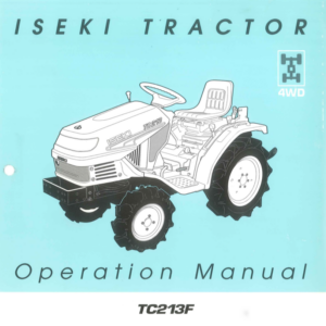 Iseki TC213F Onderdelenlijst