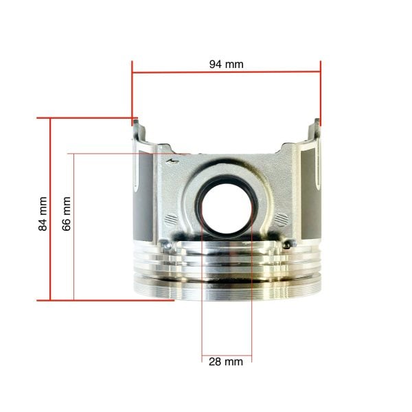Piston Kubota V3007-DI | V3307-DI | V3007T | V3307T | Hamm | Bomag | Schäffer | Bobcat