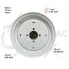 Rueda | llanta Kubota B1200 – B4200 | B6000
