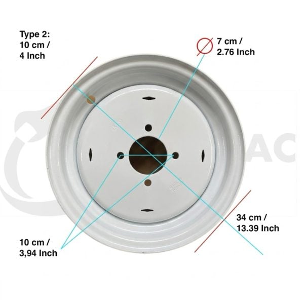 Rueda | llanta Kubota B1200 – B4200 | B6000