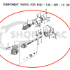 Startmotor Iseki TM15 – TM223 | Agco 25 | Challenger MT225 | E3112 – E393