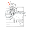 Dichtungssatz Yanmar 3TNV82 | 3TNE82 | 3D82 | John Deere | Kobelco | Takeuchi