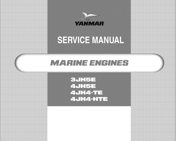 Handbuch - Serviceheft - Anzugsdrehmomente Yanmar 3JH5E | 4JH5E | 4Jh4TE | 4JH4-HTE