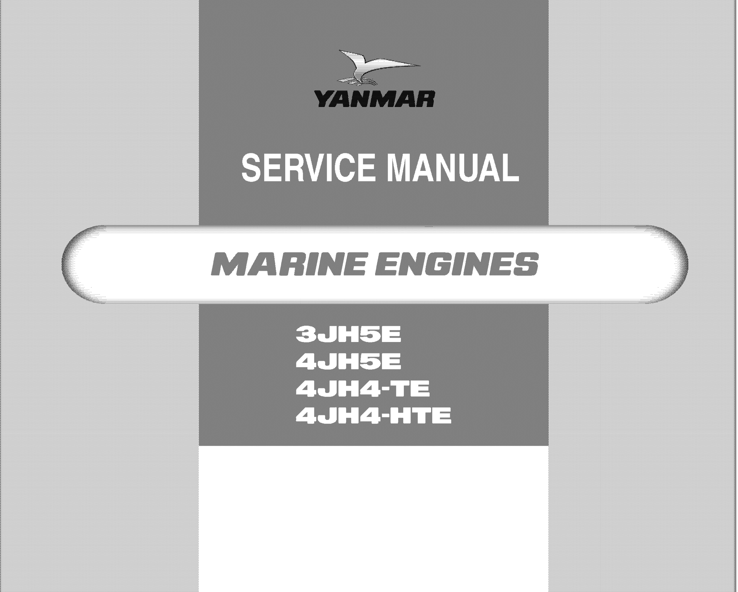 Manual - carnet d'entretien - couples de serrage Yanmar 3JH5E | 4JH5E | 4Jh4TE | 4JH4-HTE