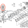 Kolbenringe Kubota V2607 | 2607-DI | V2607T | Rotluchs | Menzi