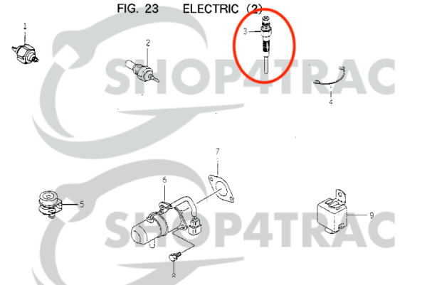 Cilinderkop Iseki E3CD | E3CD-T | E3CE | compleet + koppakking + gloeibougie