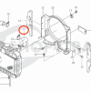 Tubo radiatore superiore Iseki TU120 – TU177F | Landhope 120 -177F