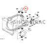 Radiator hose above Kubota B1700 – B2920HSD