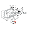 Radiateurslang onder Kubota B1700 – B2920HSD
