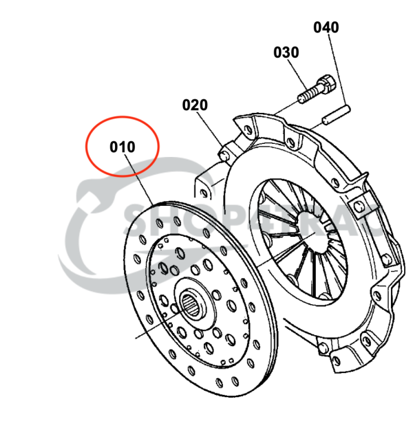 Disco de embrague Kubota B1700 – B2710 | B21 | B1241