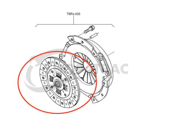 Disco de embrague Kubota B1121D – B1181 | B1220 – B1820