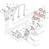 Return line Kubota D750 – D850 – D950 | overflow line