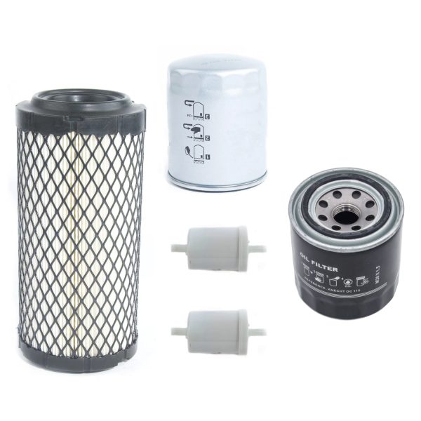 Filterkit | Servicekit Kubota BX2200 | BX2200D | BX2230D | G26 | BX22 - BX23 | BX2660 | ZD28 – OEM: 77700-03363, 15241-32090, 16271-32092
