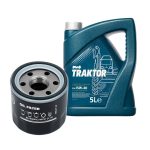 Set Motorölfilter + Öl 15W40 Kubota B1121 – BX2670 | G1700 – GR212S | Yanmar | Takeushi