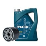 Set Motorölfilter + Öl 15W40 Iseki TA Landleader | TA207 – TA287F | TA317F – TA530 | TA538 – 5040