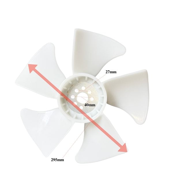 Ventola di raffreddamento Kubota B1121 – B1820DS | 295MM