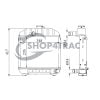 Radiateur Kubota B6100HST – B7100HST | B6100HST-D – B7100HST-D
